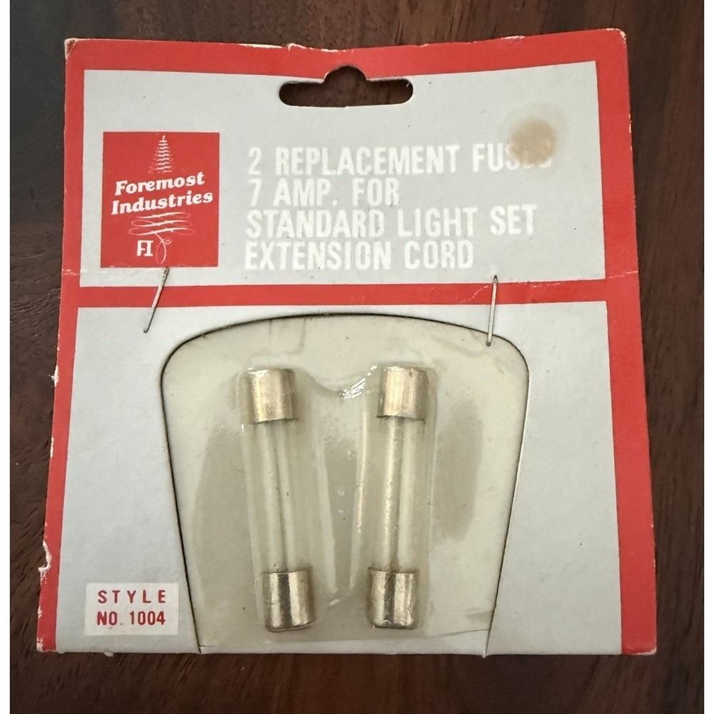 7 Amp 2 Pack Replacement Fuses Standard Light Set Extension Cord NEW!